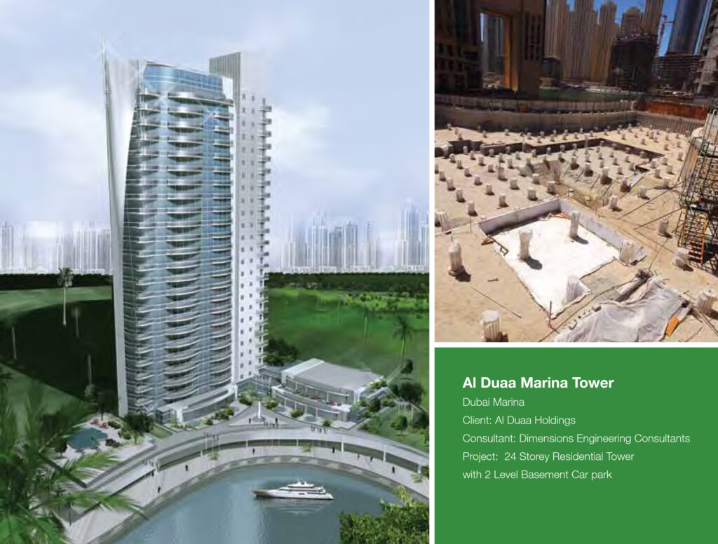 Al Duaa Marina Tower built by Kele