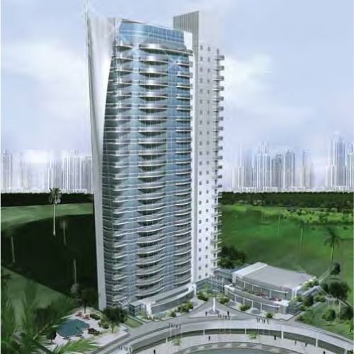 Al Duaa Marina Tower designed and built by Kele