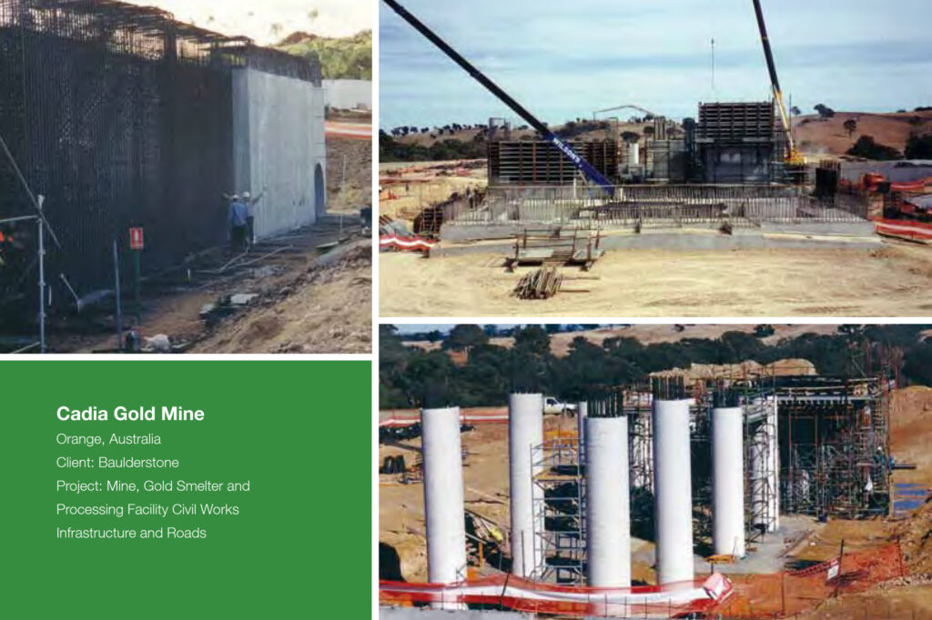 Cadia Gold Mine built by Kele