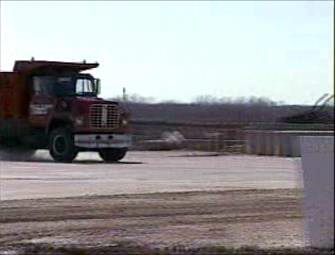 Crash test of Cellate using a truck