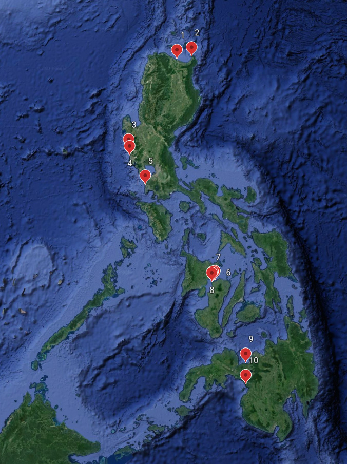 Dredging operation areas of Kele Built in the Philippines