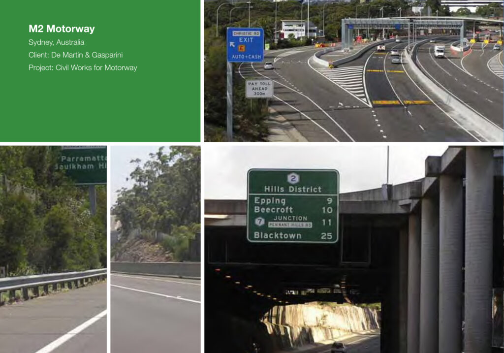 M2 Motorway built by Kele