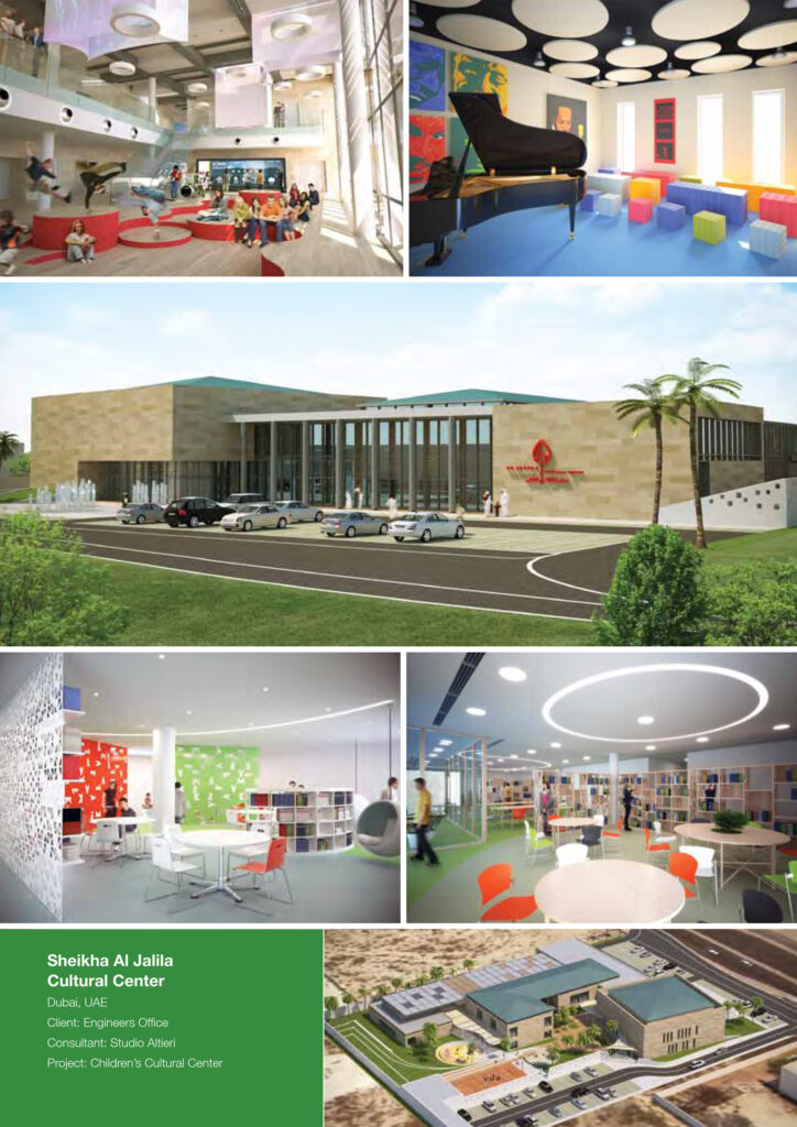 Sheikha Al Jalila Cultural Center built by Kele