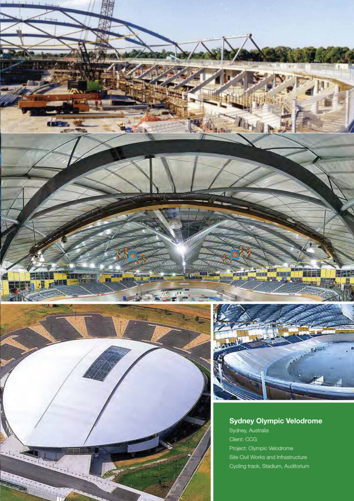 Sydney Olympic Velodrome built by Kele